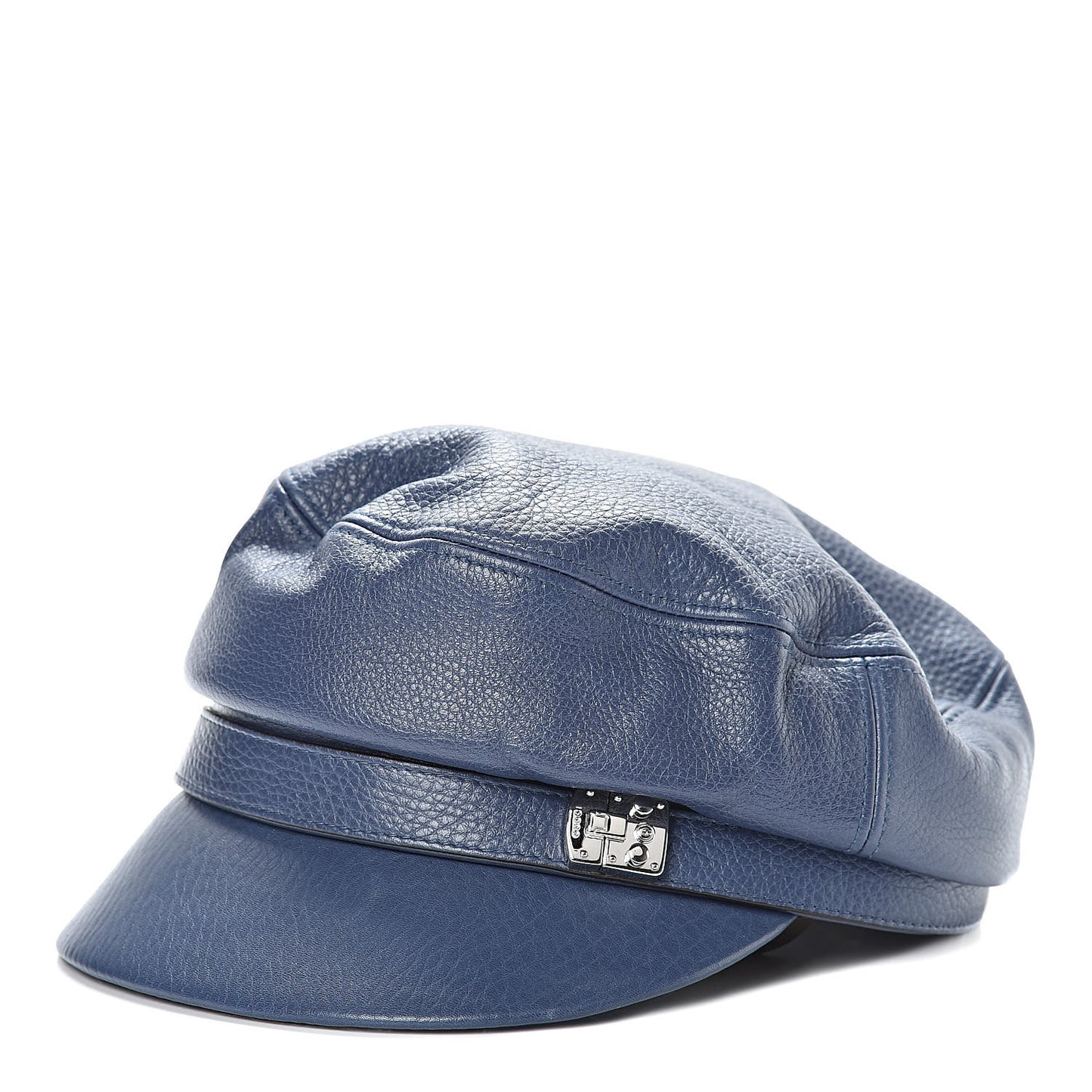 Calfskin Cellarius Hat S Washed Indigo