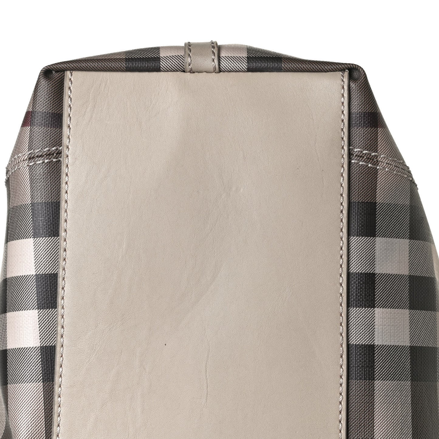 Smoked Check Diaper Bag Trench