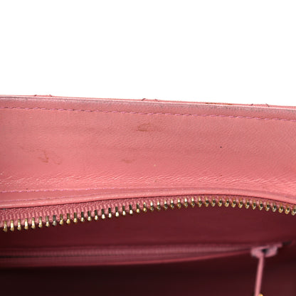 Chanel Lambskin Quilted Pocket Flap Shoulder Bag Pink 27 of 43