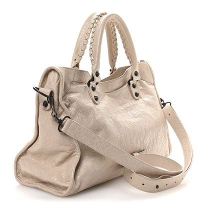 Balenciaga Agneau Classic Hardware Medium Le City Almond 3 of 10