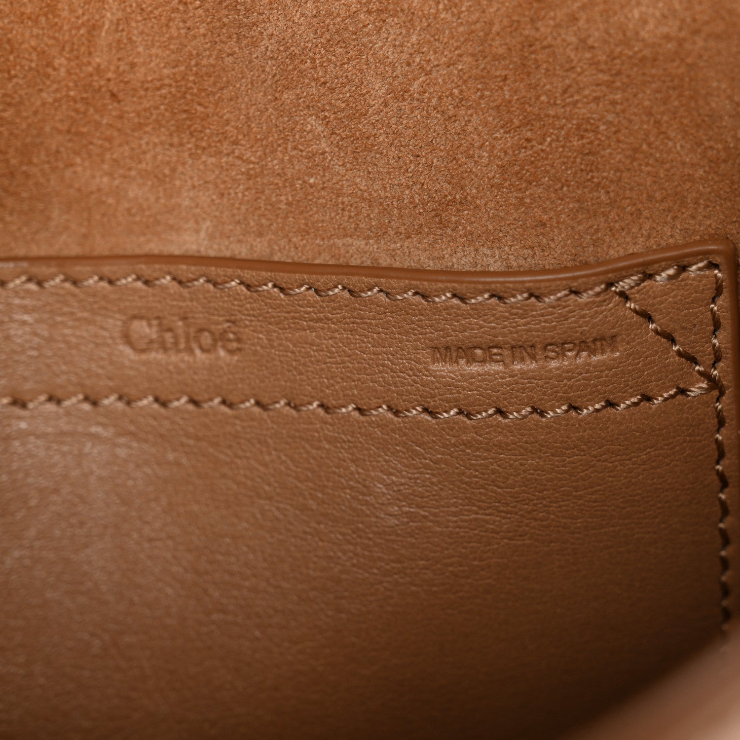 Chloe Smooth Calfskin Braided Small Marcie Saddle Bag Light Tan 6 of 11