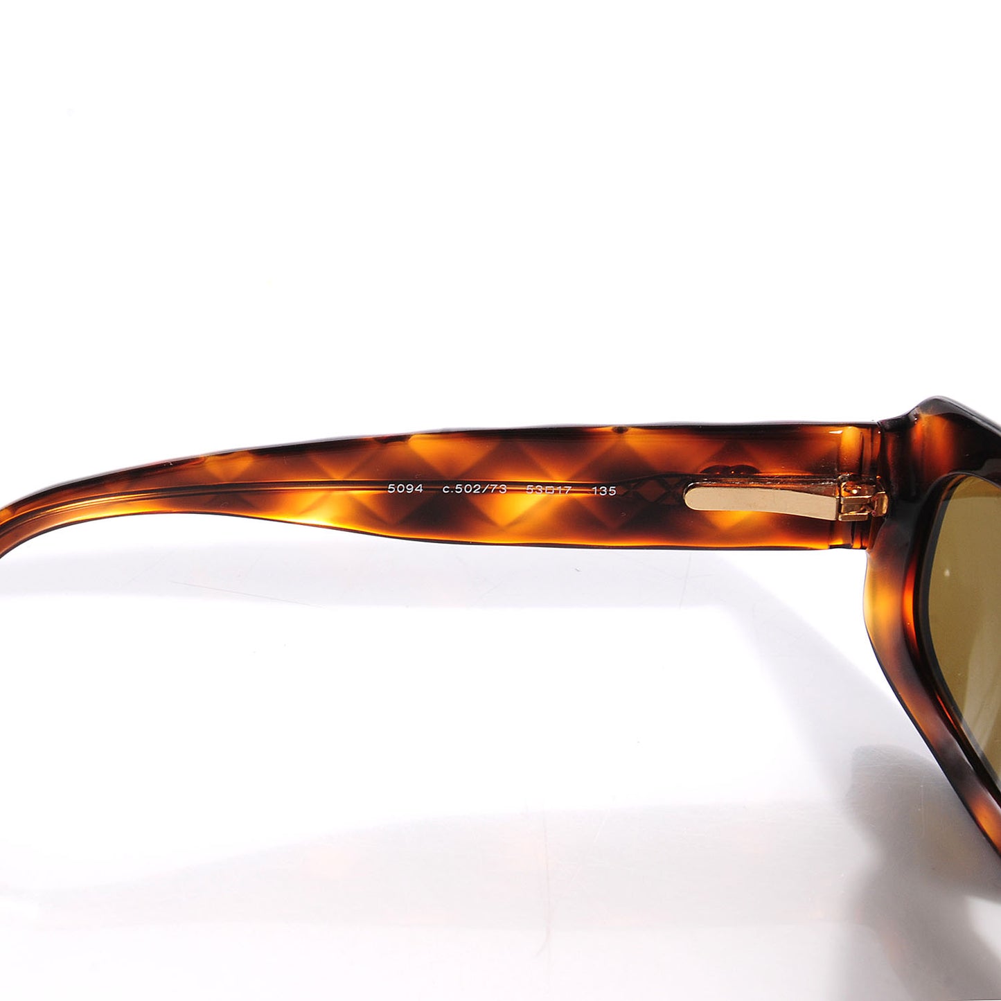Tortoise Quilted Sunglasses 5094