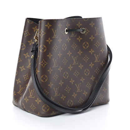 Louis Vuitton Monogram Neonoe MM Black 3 of 9