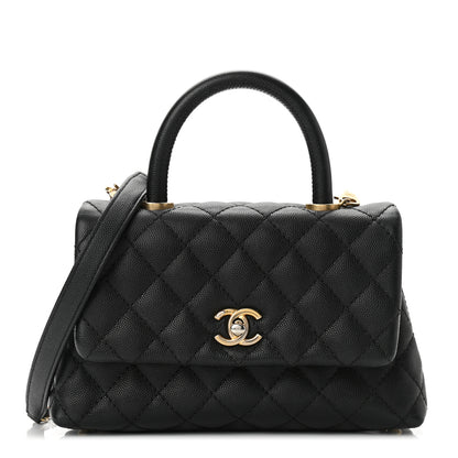 Chanel Caviar Quilted Mini Coco Handle Flap Black 1 of 9