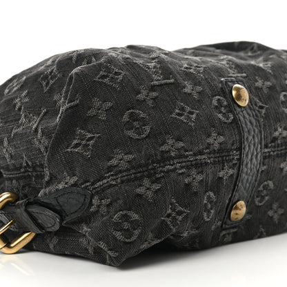 Louis Vuitton Denim Neo Cabby MM Black 9 of 13