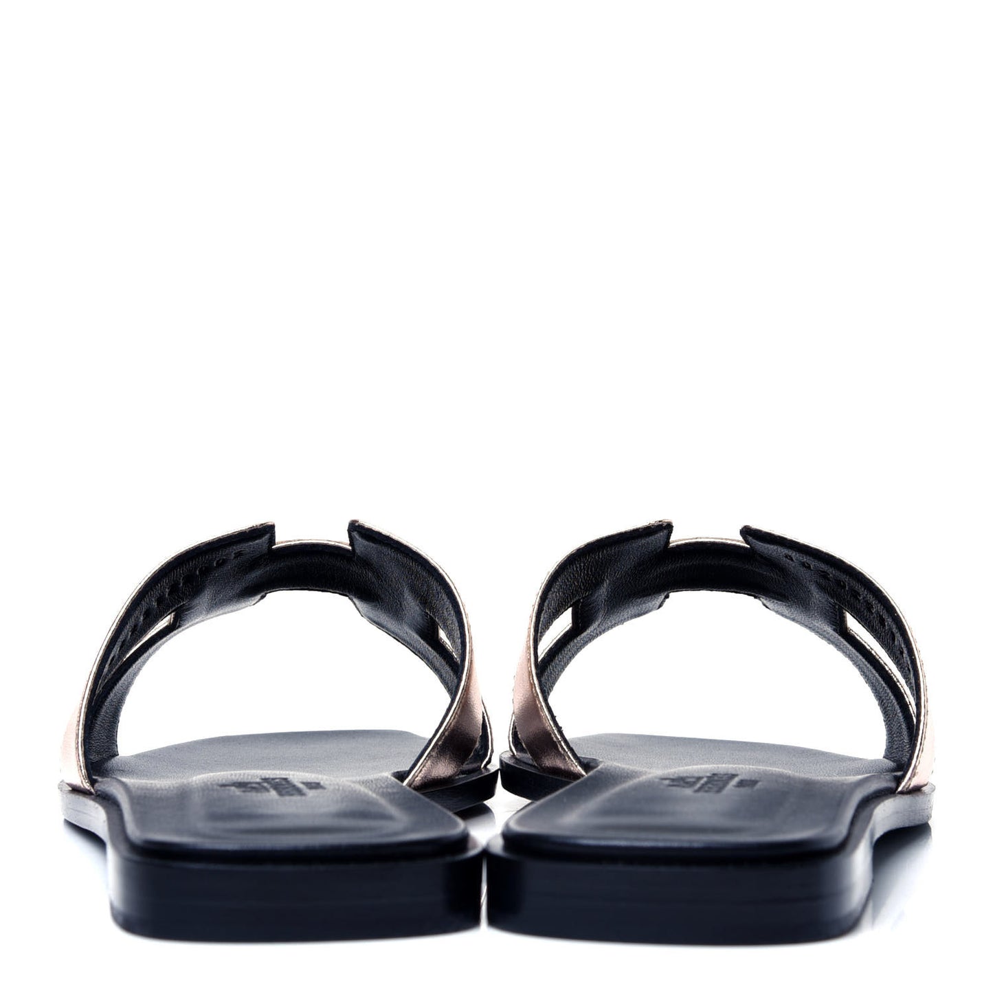 Metallic Nappa Oran Sandals 36.5 Or Vieilli