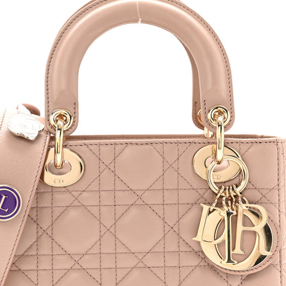 Christian Dior Lambskin Cannage Small Lucky Badges My Lady Dior Fard 8 of 12
