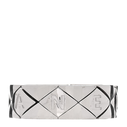 Chanel 18K White Gold Matelasse Ring 54 7 3 of 5