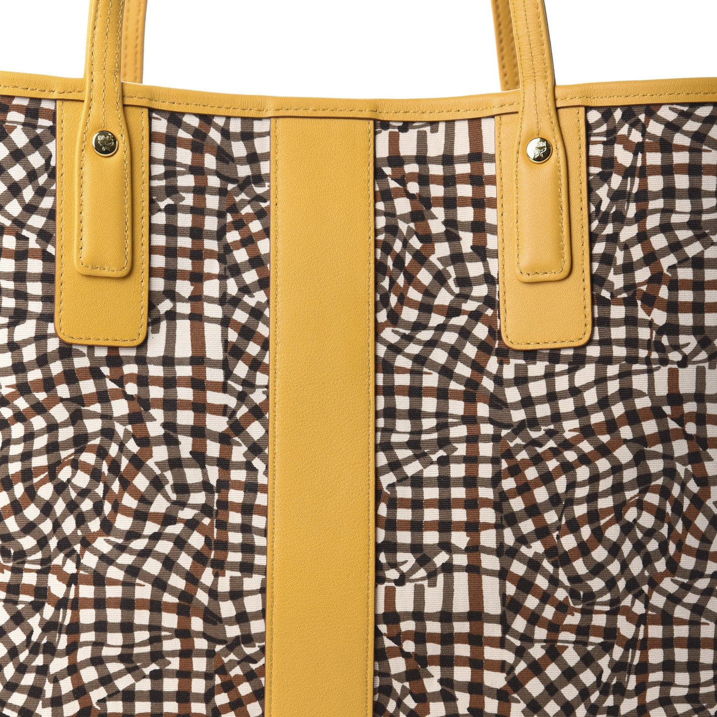 Visetos Medium Liz Reversible Shopper Tote Cognac Yellow