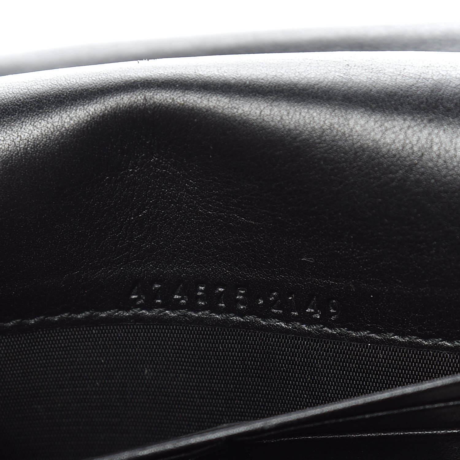 Gucci Calfskin Matelasse GG Marmont Chain Wallet Black 11 of 13