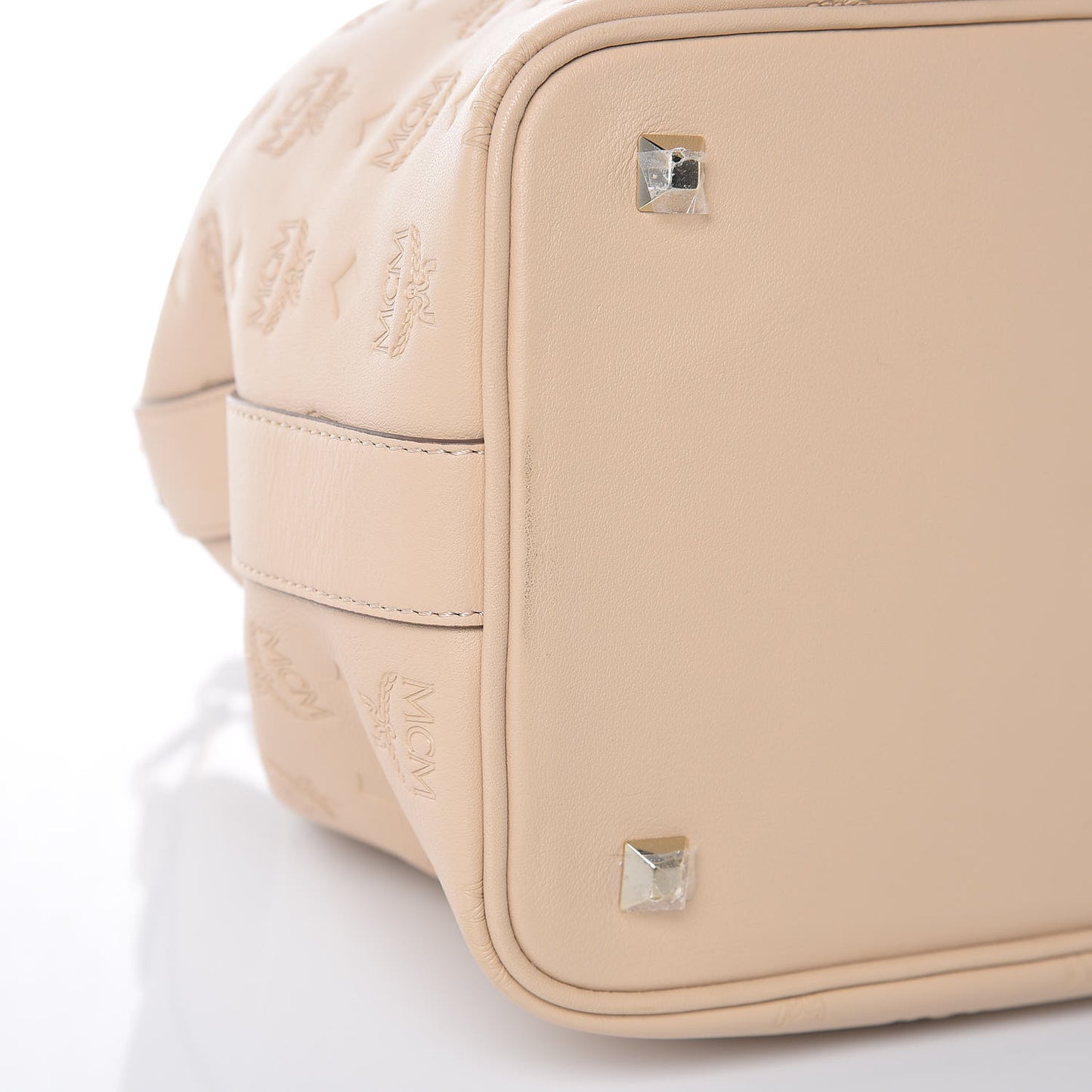 Calfskin Ottomar Monogram Essential Bucket New Beige