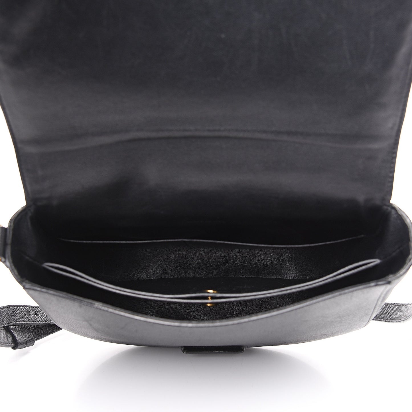 Grained Calfskin Medium Trotteur Black