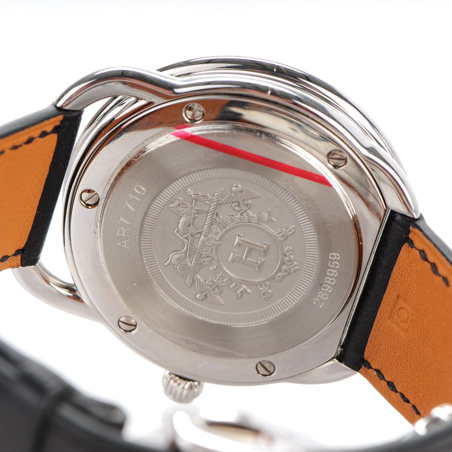 Stainless Steel Barenia 41mm Arceau Automatic Watch Noir