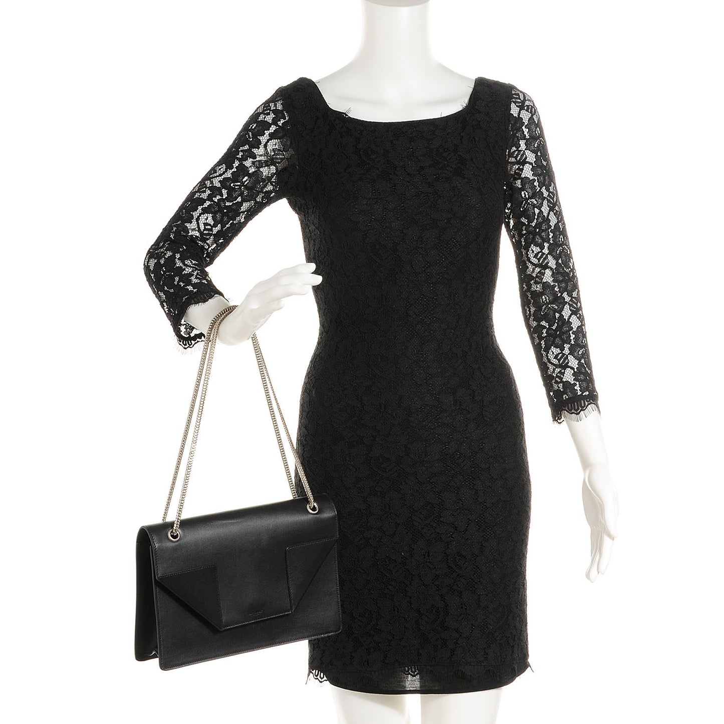 Calfskin Classic Medium Betty Bag Black