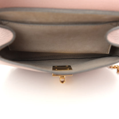 Chloe Grained Lambskin Mini Drew Shoulder Bag Cement Pink 5 of 10