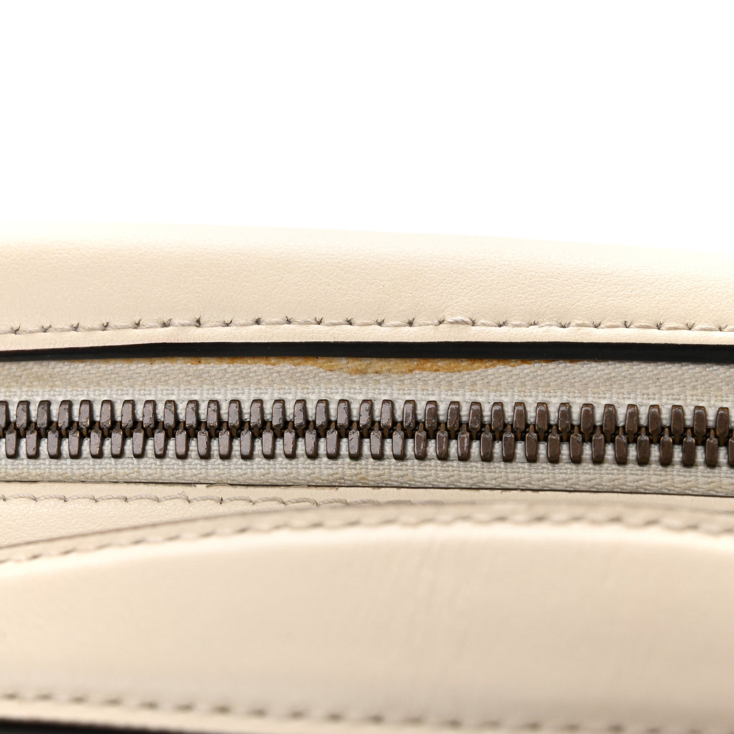 Gucci Calfskin Matelasse Sylvie Web Small GG Marmont Top Handle Shoulder Bag White 13 of 13