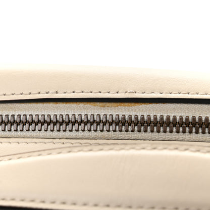 Gucci Calfskin Matelasse Sylvie Web Small GG Marmont Top Handle Shoulder Bag White 13 of 13