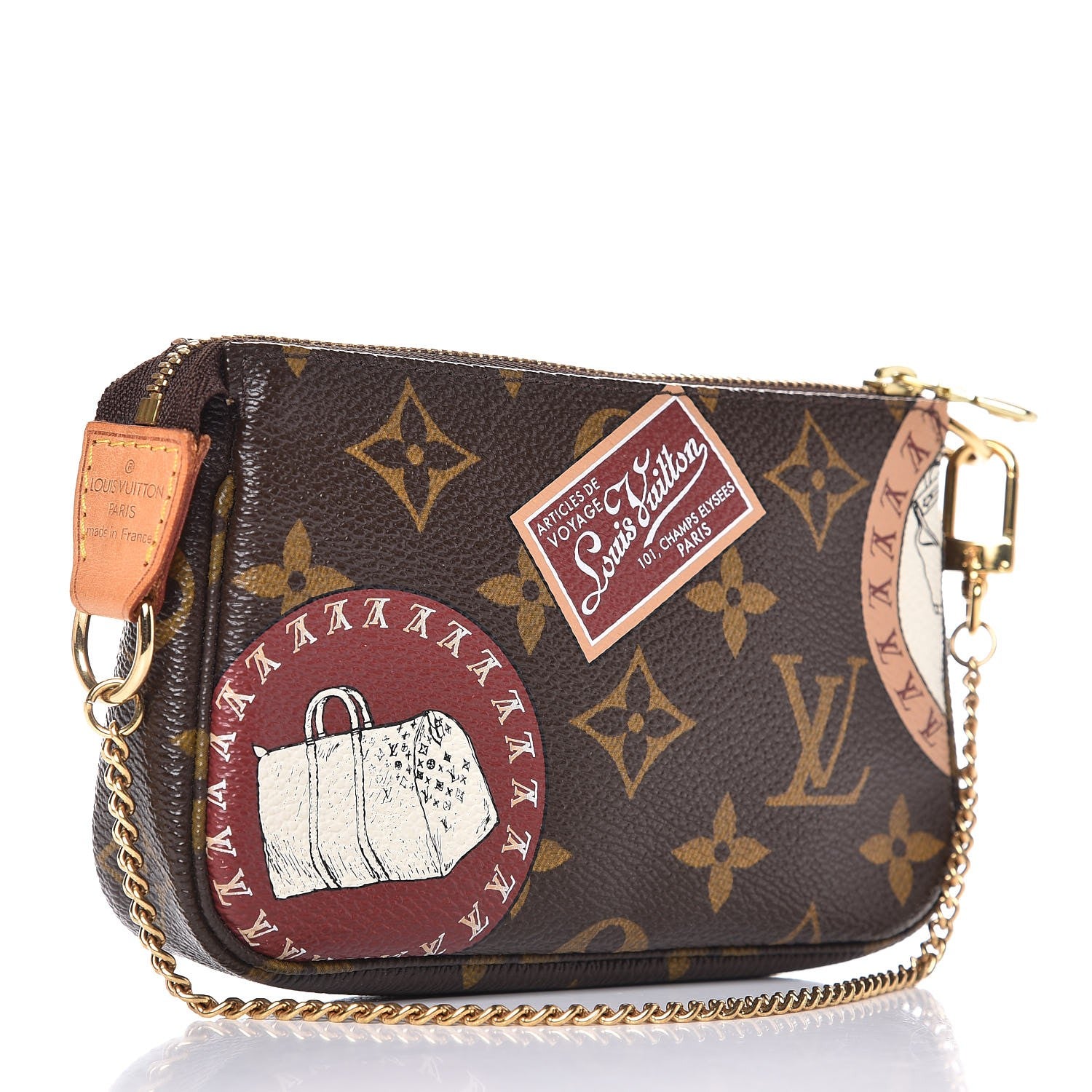 Louis Vuitton Monogram Patch Mini Pochette Accessories 3 of 7