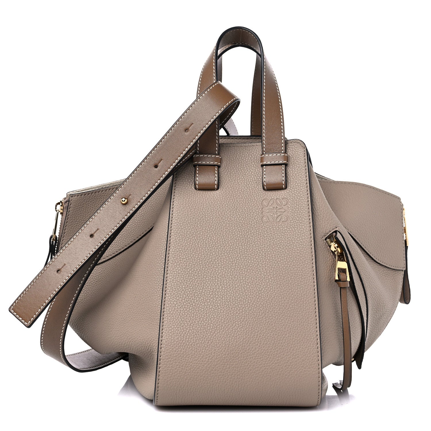 Loewe Calfskin Small Hammock Shoulder Bag Sand Mink 1 of 9