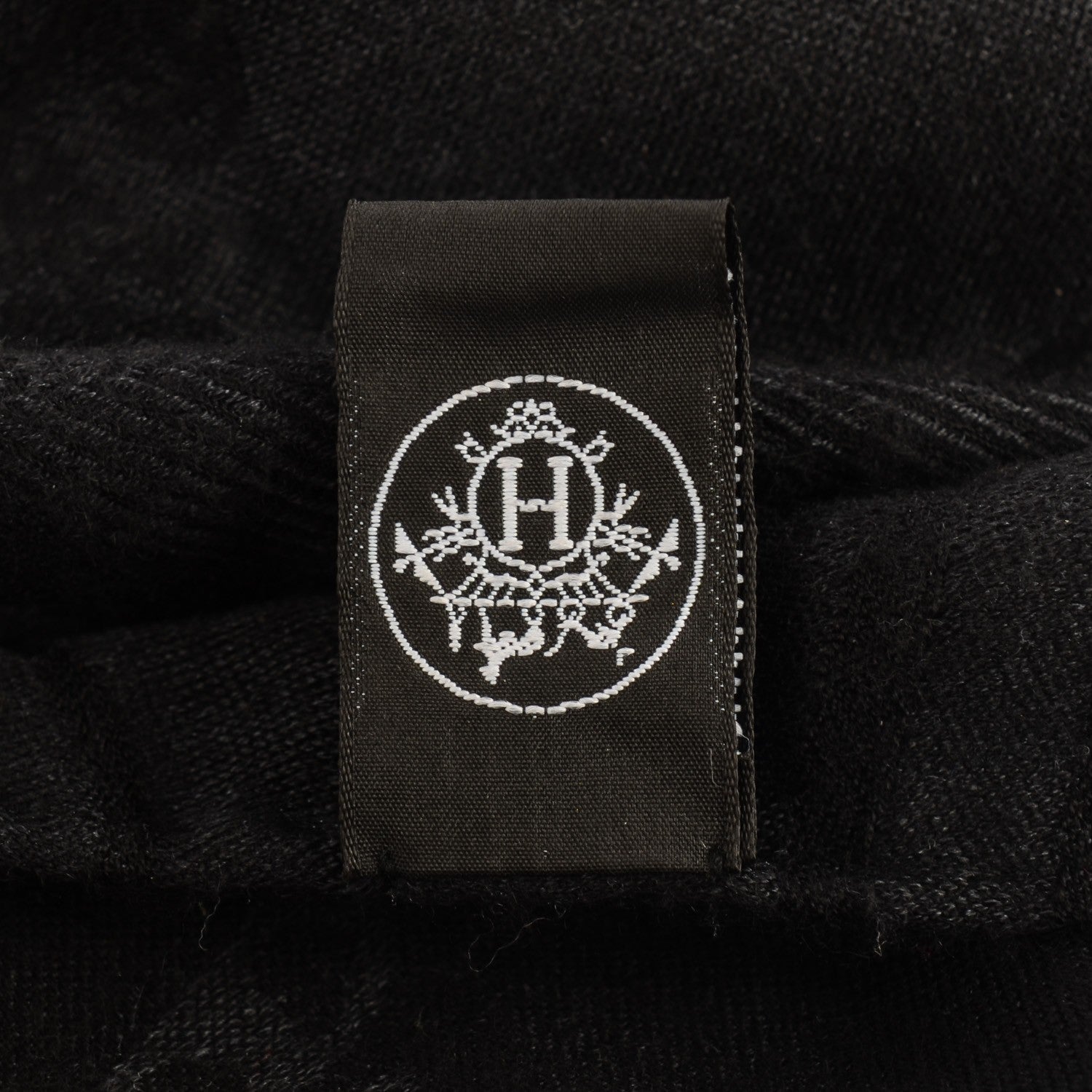 Hermes Cashmere Silk New Libris Stole Black 3 of 4