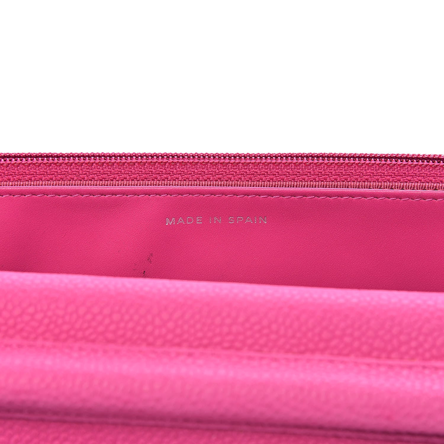 Chanel Iridescent Caviar Quilted Wallet on Chain WOC Pink 7 of 13