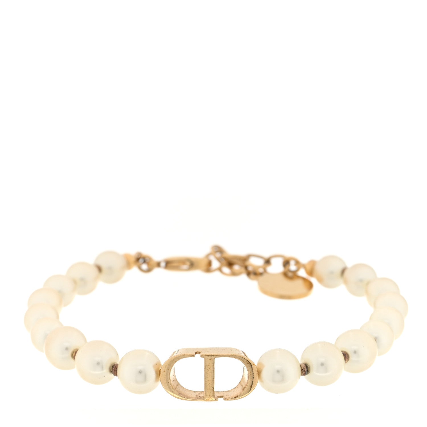 Christian Dior Pearl 30 Montaigne Bracelet Gold 1 of 4