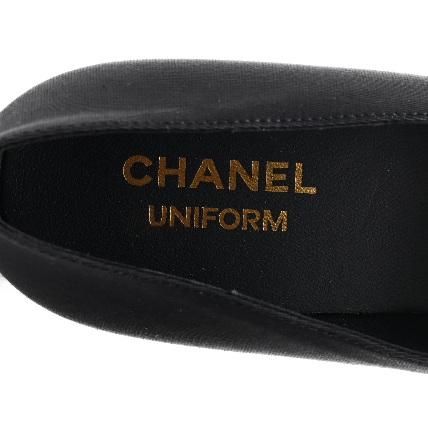 Grosgrain Cap Toe Uniform Pump 39 Black