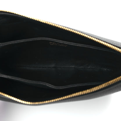 Prada Vitello Daino Soft Mini Zippered Shoulder Bag Black 5 of 8