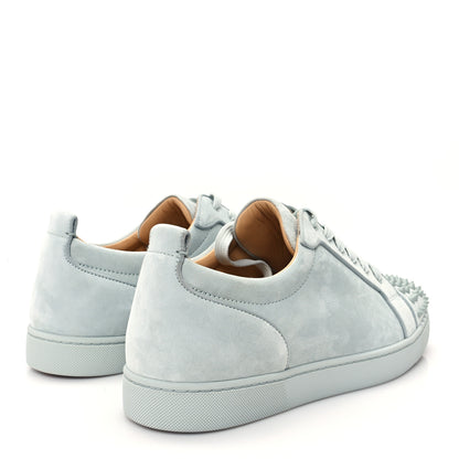 Christian Louboutin Veau Velours Mens Louis Junior Spikes Flat Sneakers 43.5 Ecume 5 of 8
