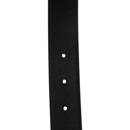 Chanel Calfskin Pearl Crystal CC Belt 85 34 Black 6 of 7