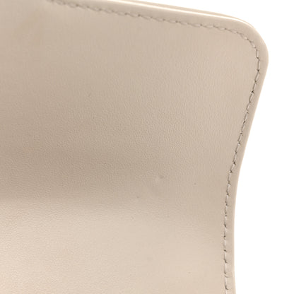 Gucci Calfskin Matelasse Mini GG Marmont Top Handle Shoulder Bag White 12 of 12