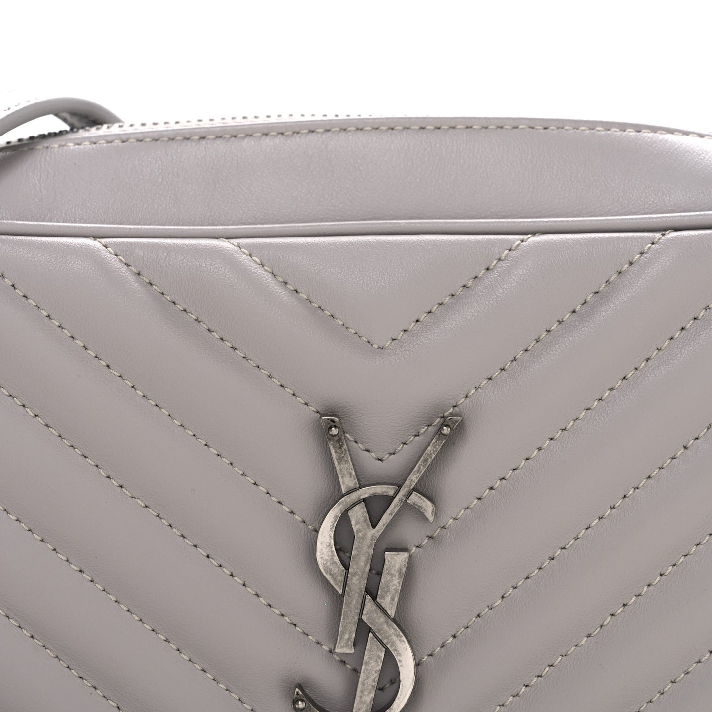 Calfskin Matelasse Monogram Lou Camera Bag Granite