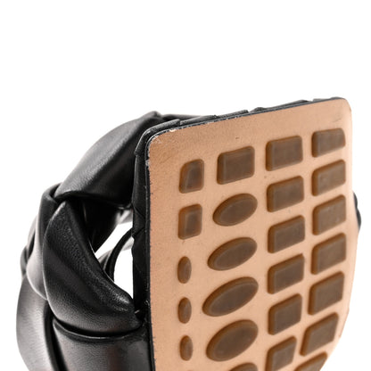 Bottega Veneta Nappa Maxi Intrecciato Lido Mule Sandals 37 Black 8 of 10