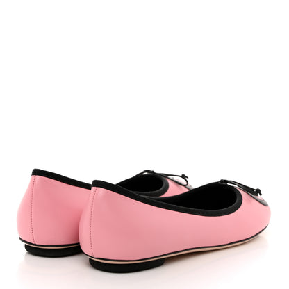 Gucci Malaga Kid Jarret Ballet Flats 38 Pink Black 4 of 9