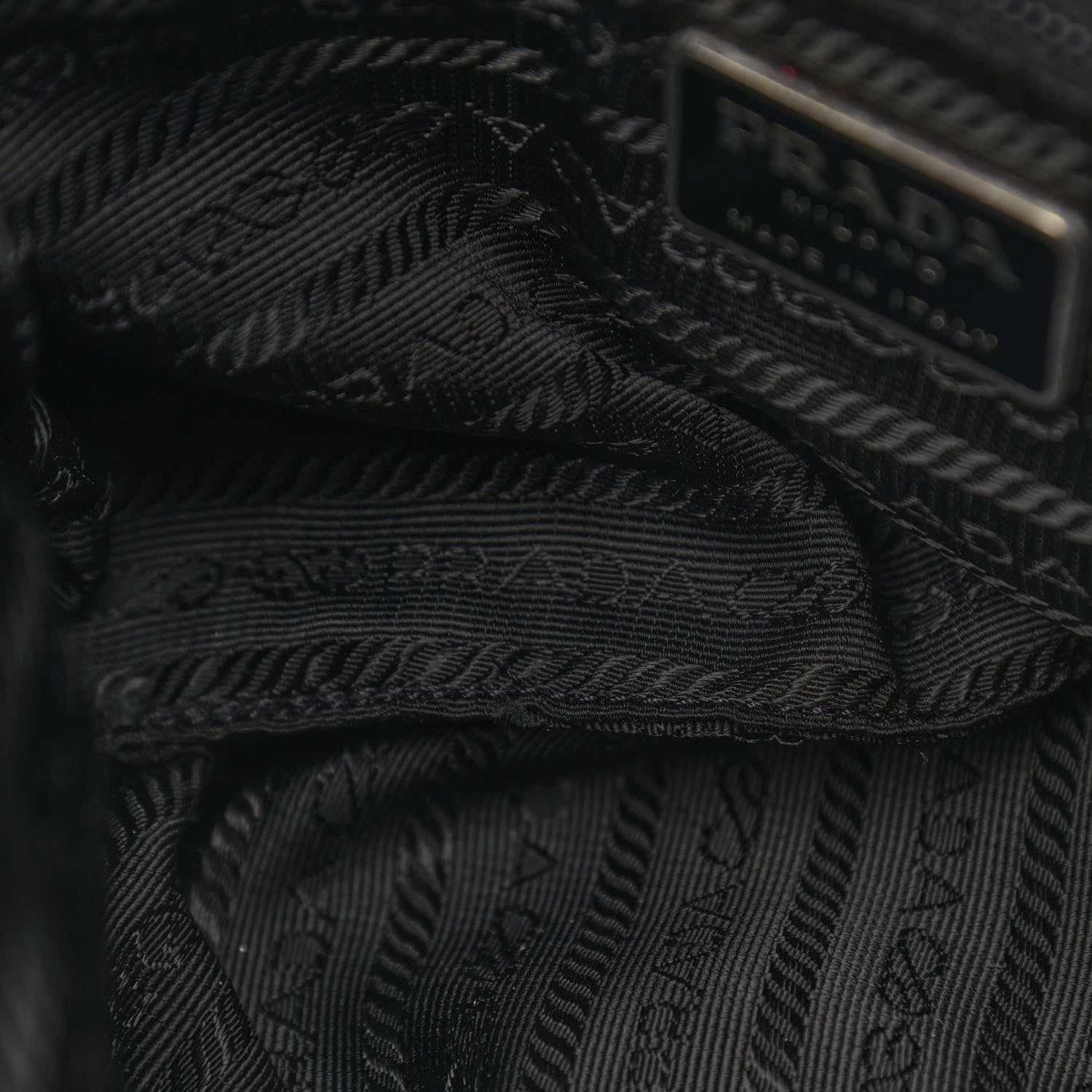 Prada Tessuto Nylon Sport Shoulder Bag Black 10 of 11