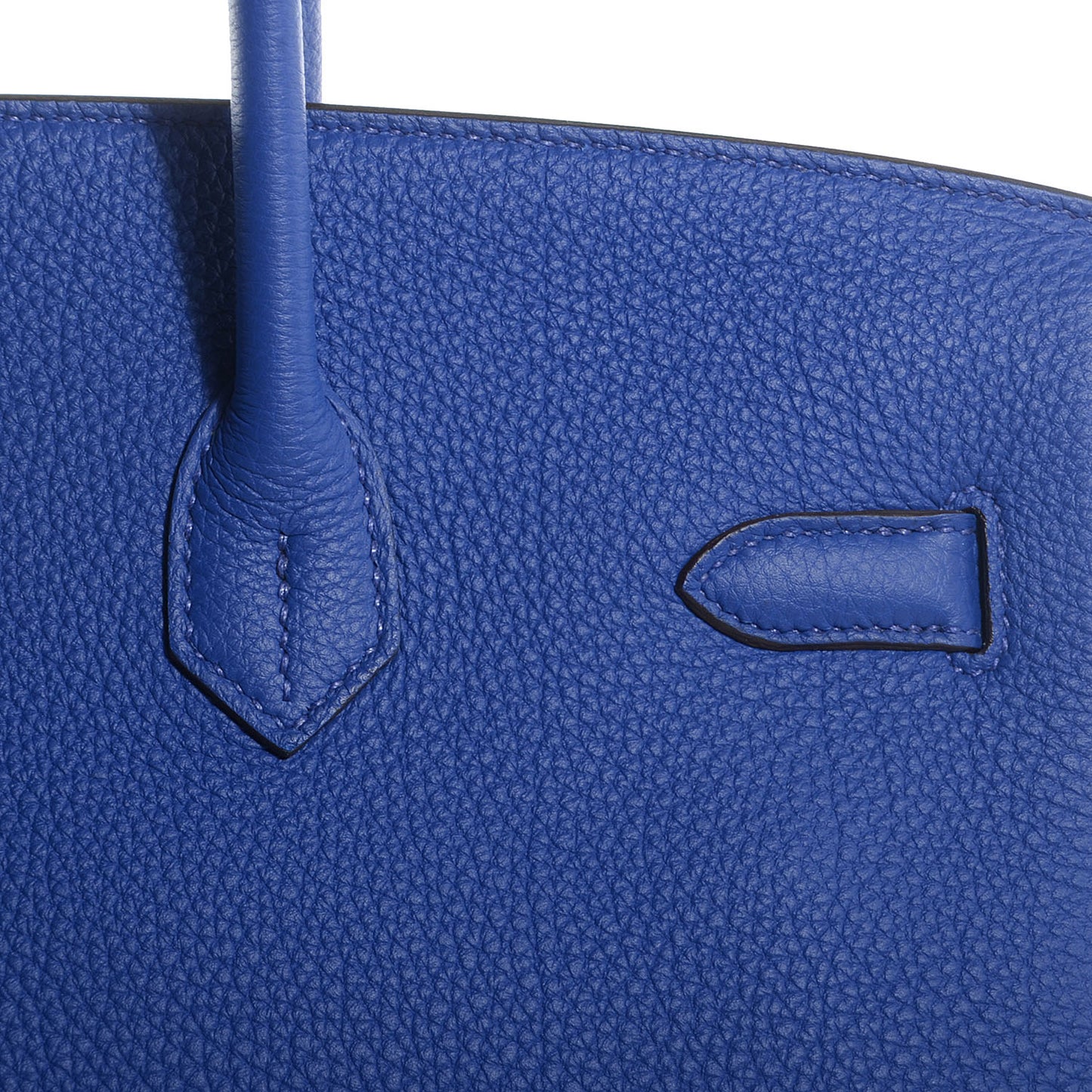 Togo Birkin 35 Bleu Electrique