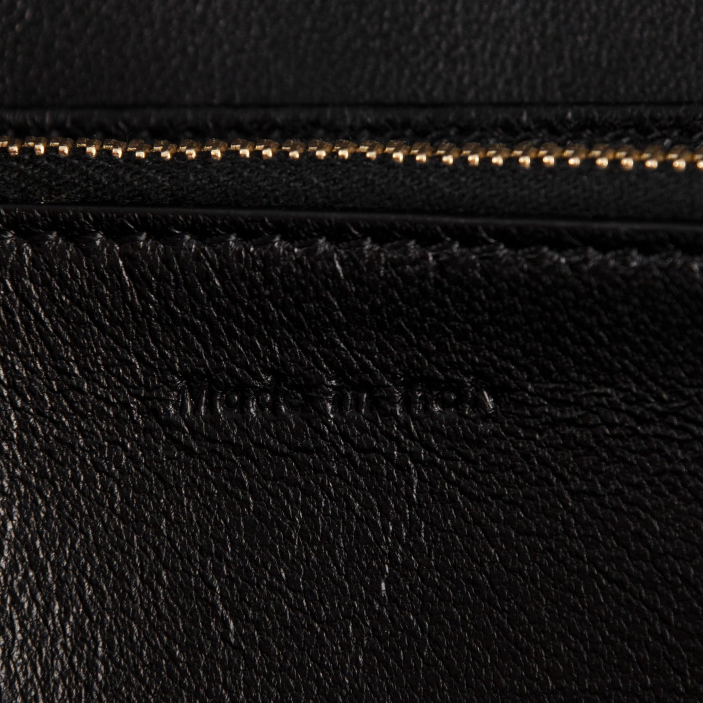 Lambskin Large Flap Wallet Black