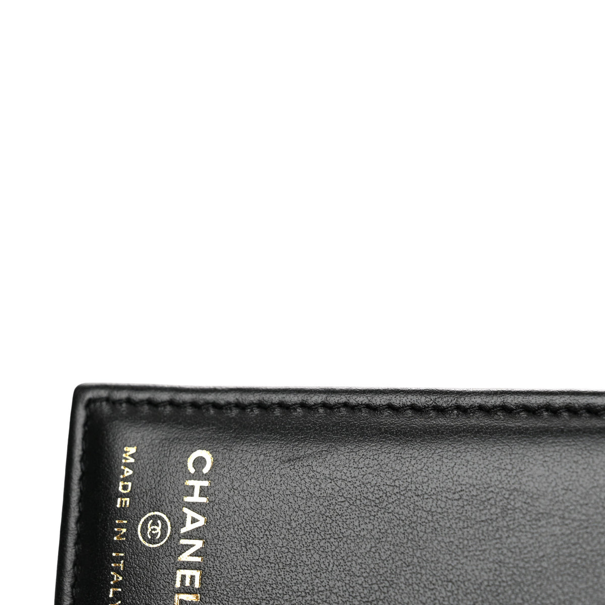 Caviar Quilted CC Passport Holder Black