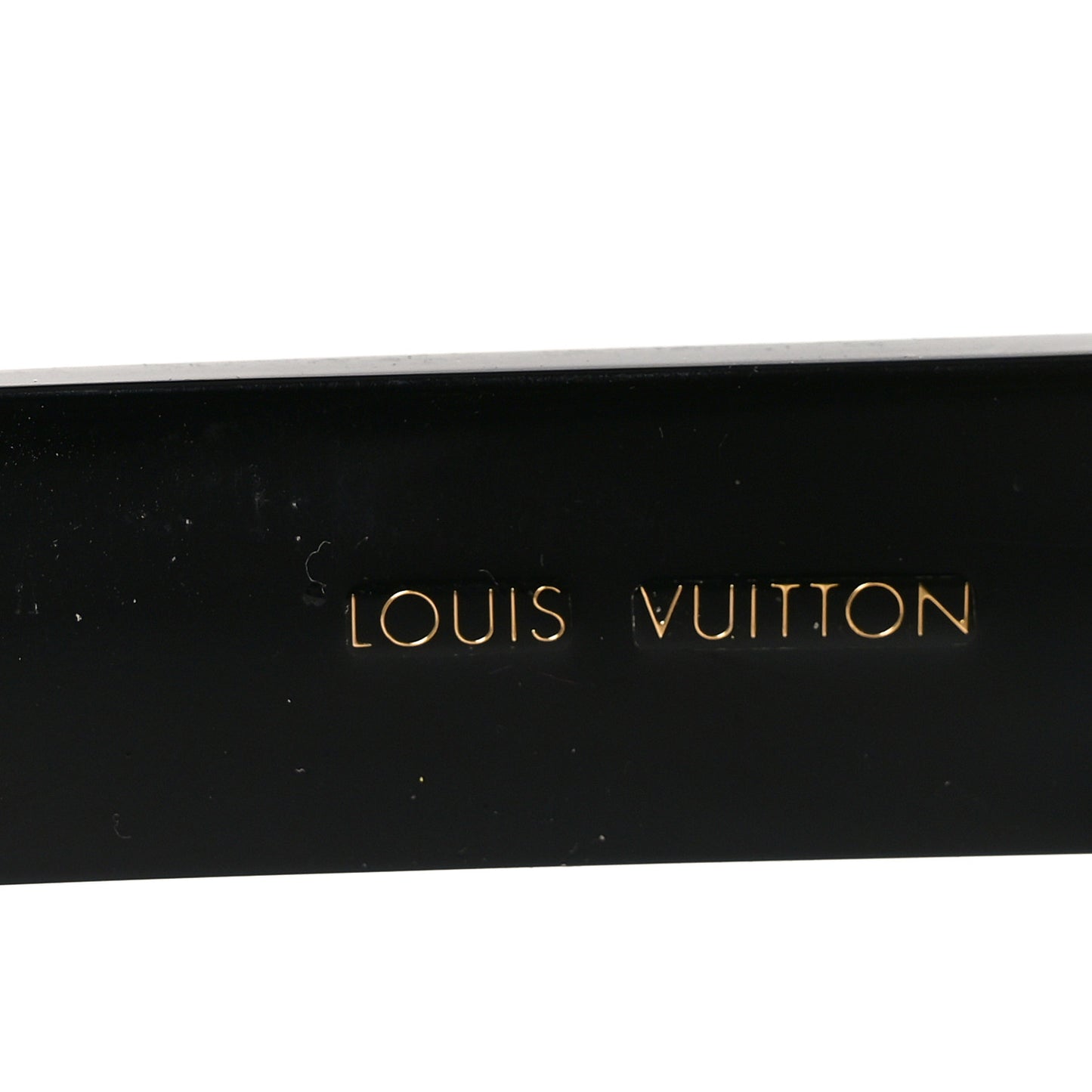Acetate LV Moon Rectangle Sunglasses Z1653E Black