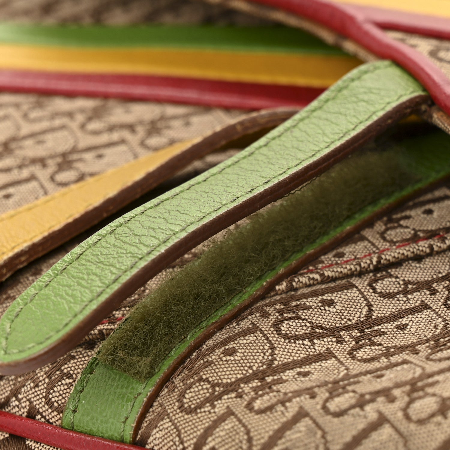 Christian Dior Monogram Rasta Saddle Bag Beige 19 of 20
