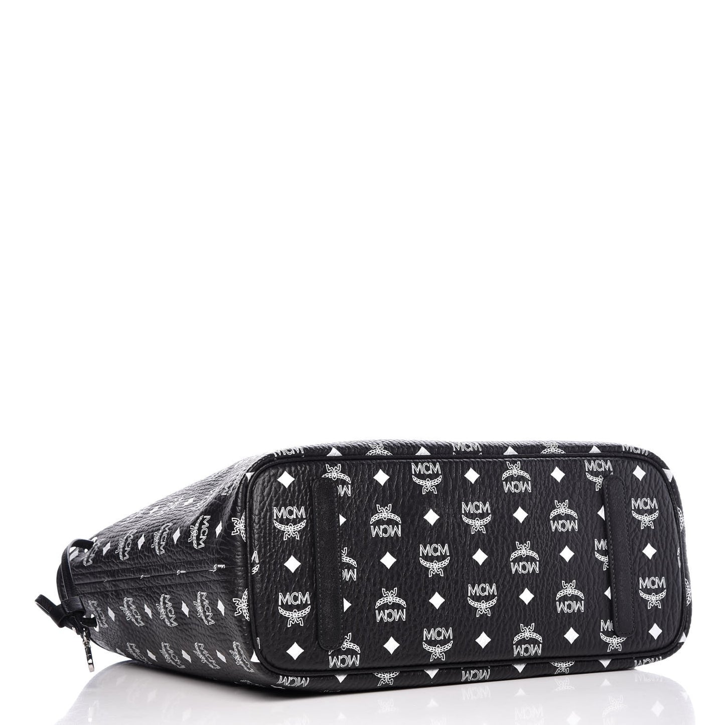 Visetos Medium Reversible Shopper Tote Black