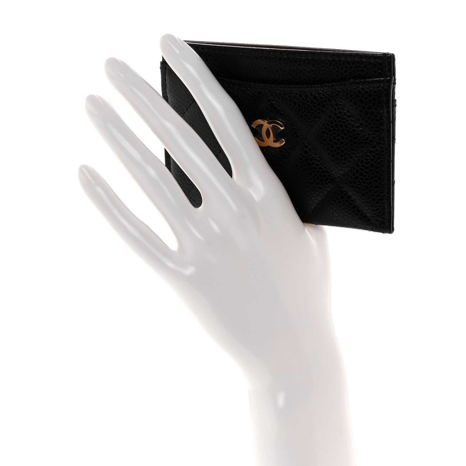 Chanel Caviar Quilted Card Holder Black 2 of 9