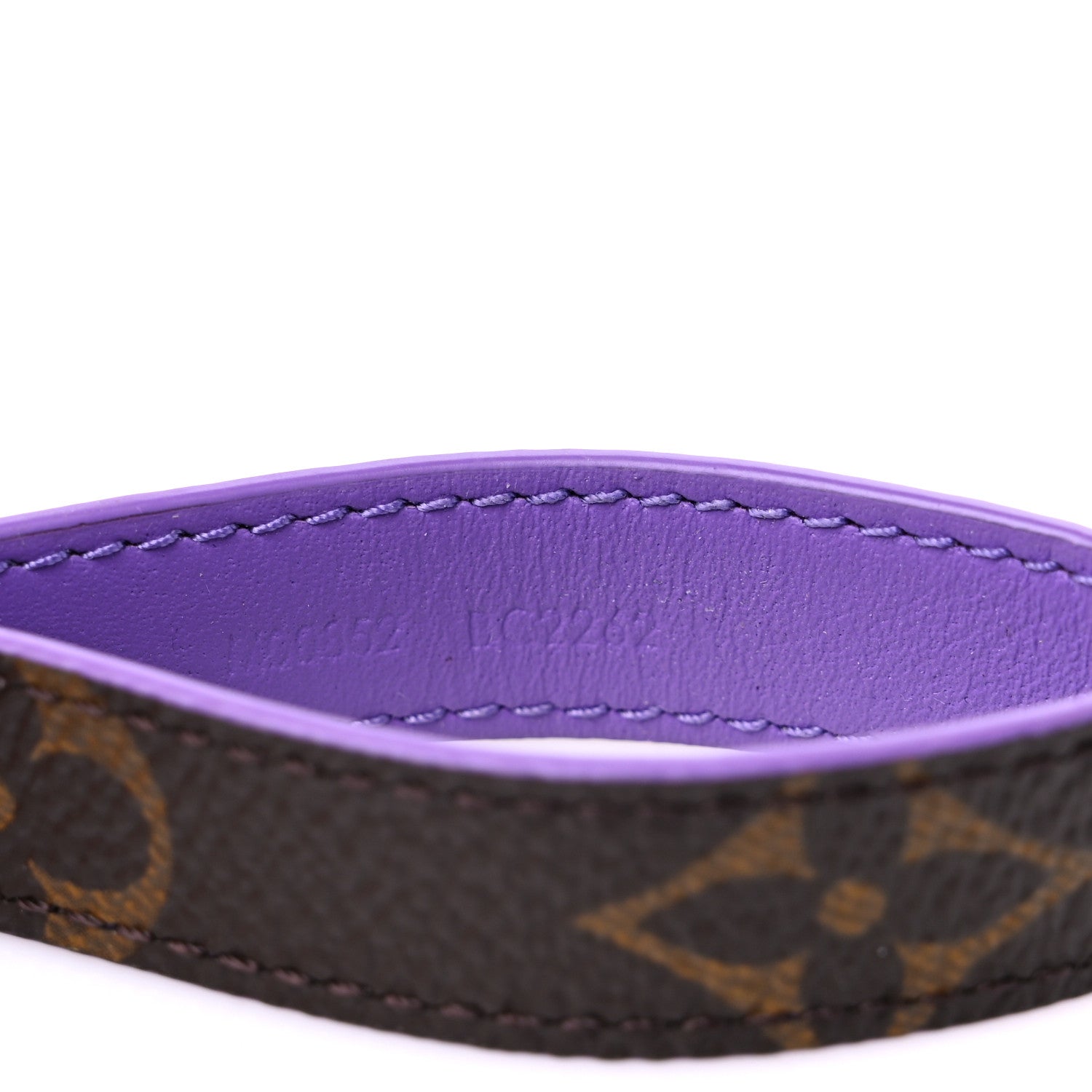 Louis Vuitton Monogram Slim Dragonne Bag Charm Key Holder Purple 4 of 4