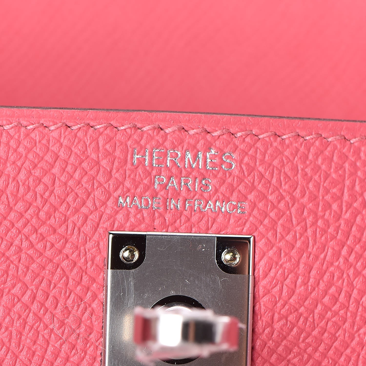 Hermes Epsom Kelly Sellier 25 Rose Lipstick 19 of 34