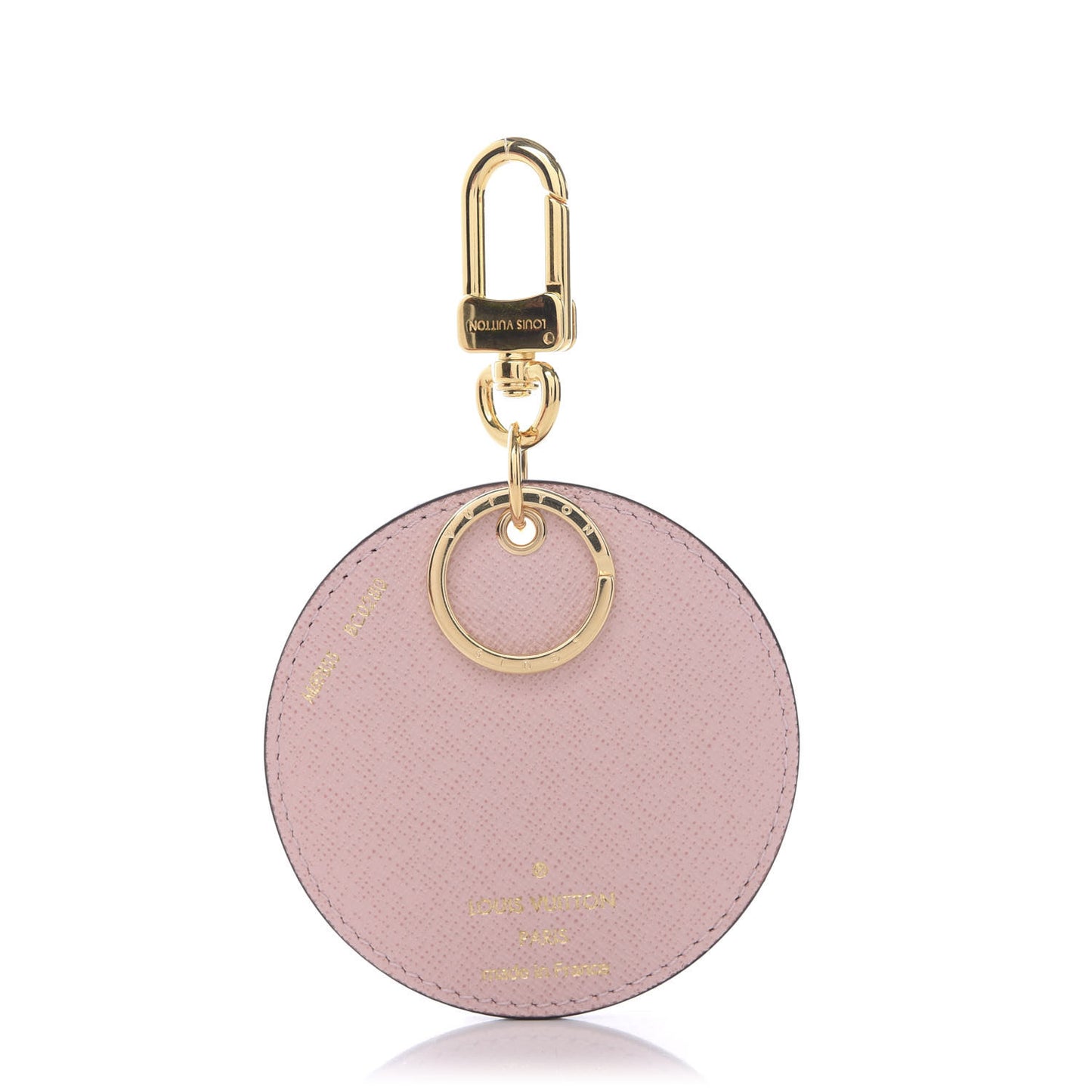 Monogram 2020 Christmas Animation Big Wheel Bag Charm Key Ring Rose Ballerine
