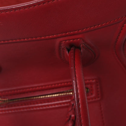 Celine Supple Calfskin Medium Phantom Luggage Red 11 of 11