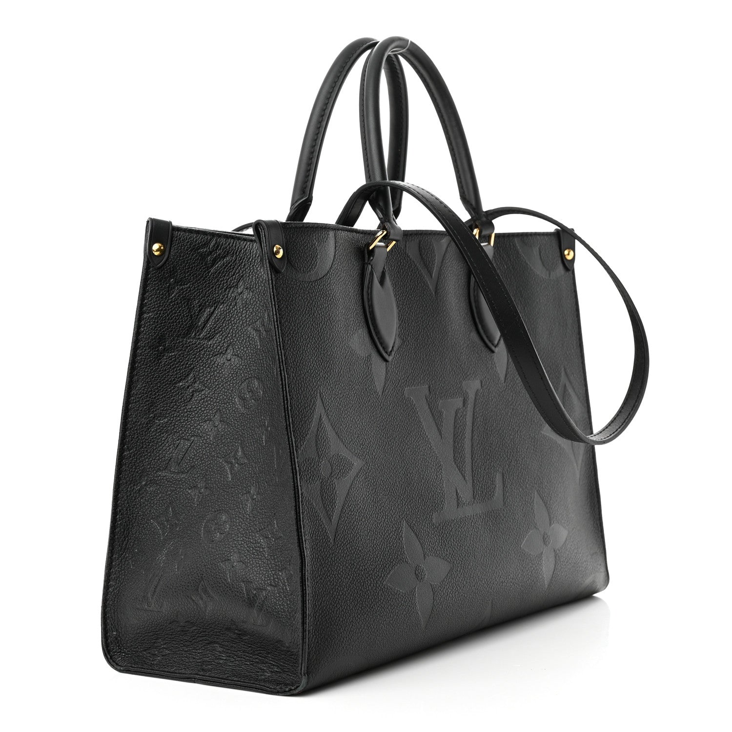 Louis Vuitton Empreinte Monogram Giant Onthego MM Black 2 of 15