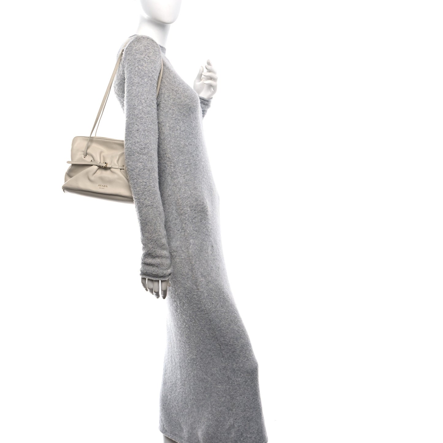 Nappa Small Dada Shoulder Bag Ivory