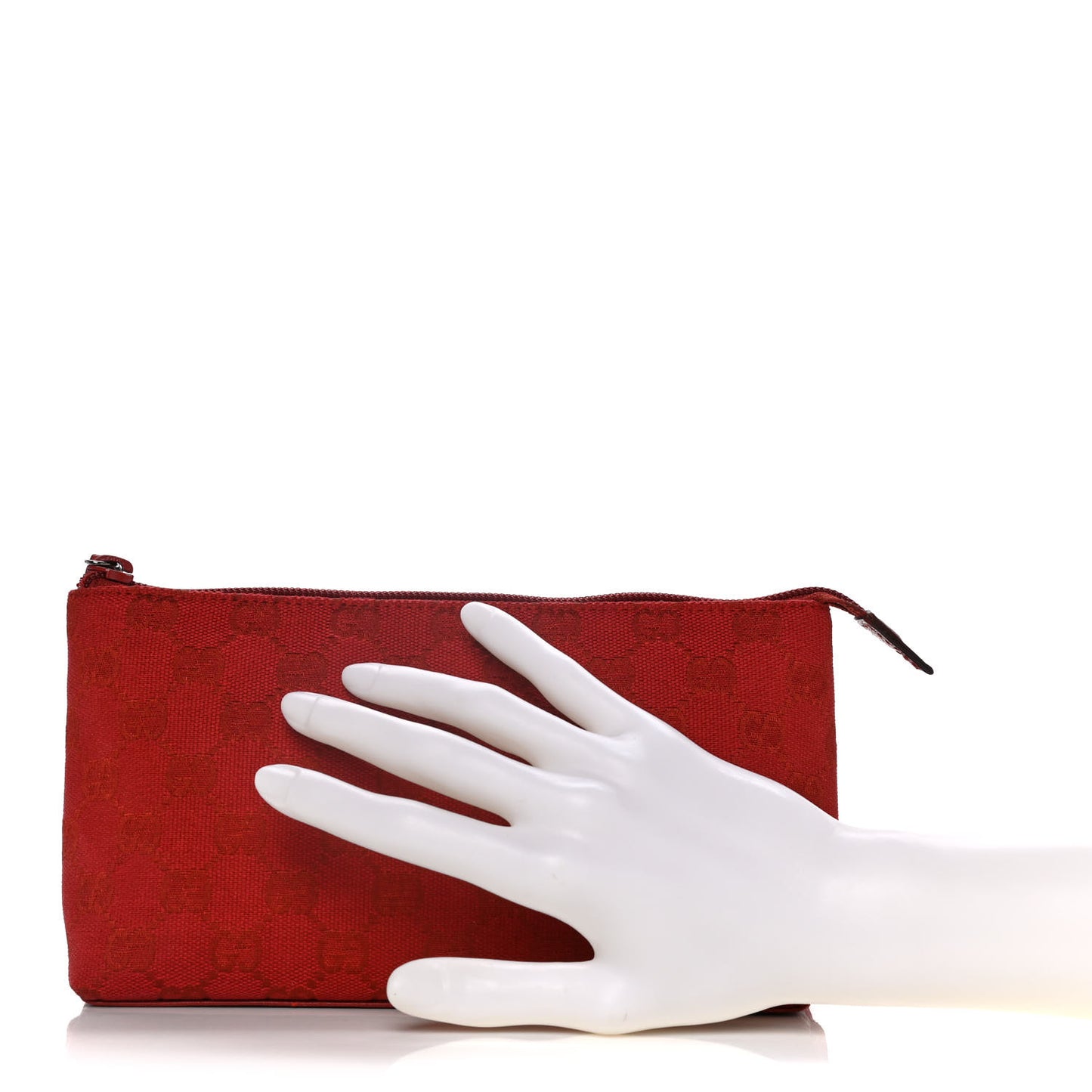 Monogram Cosmetic Case Red