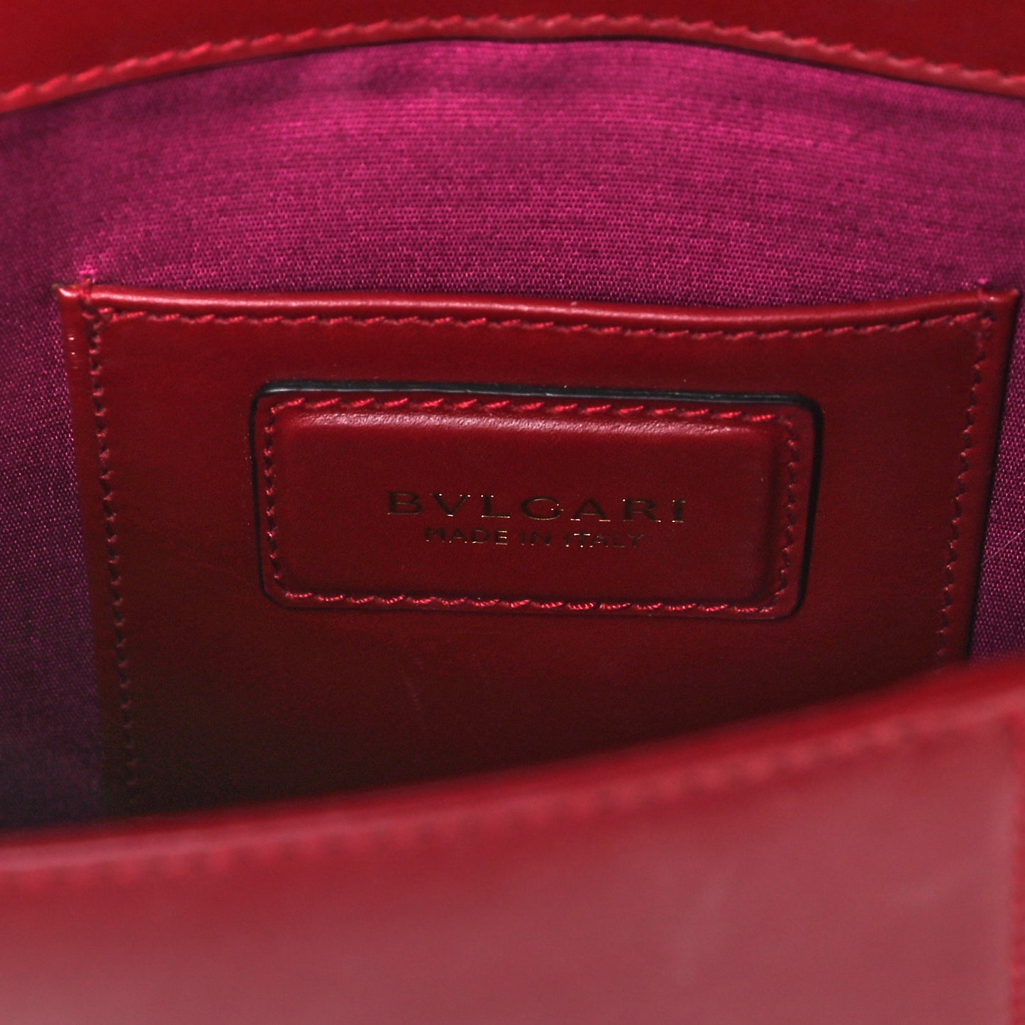 Calfskin Serpenti Forever Crossbody Bag Dark Red